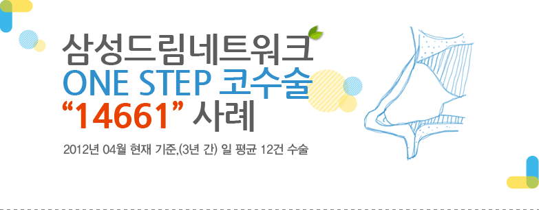삼성드림네트워크 ONE STEP 코수술 "14661" 사례