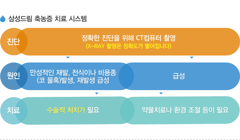 삼성드림 축농증 치료 시스템